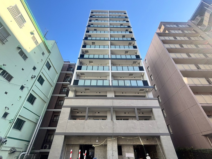 建物外観　建築中