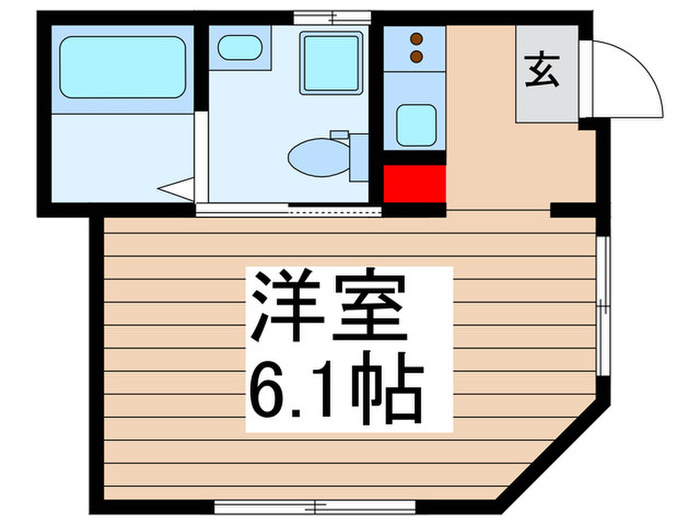 ＪＲ京浜東北線 蕨駅 徒歩9分 2階建 築3年の間取り写真