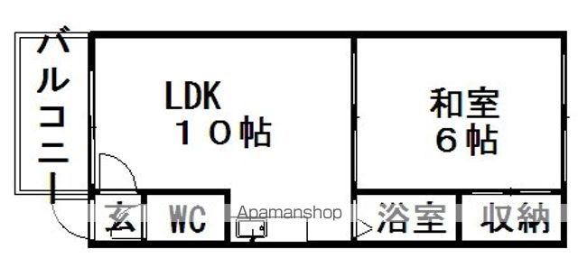カサデューク白石Iの間取り写真