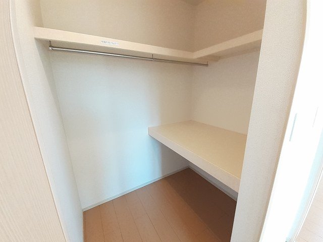 収納　たっぷりとした収納スペースです