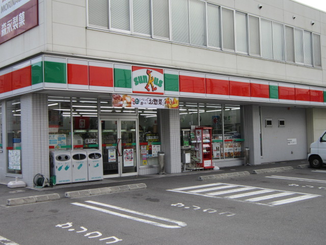 コンビニ　サンクス岡山問屋町店（コンビニ）まで487m
