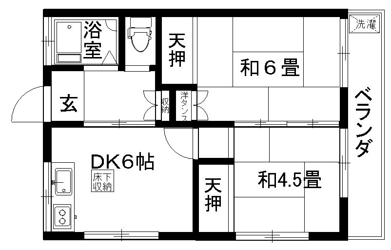 正和荘の間取り