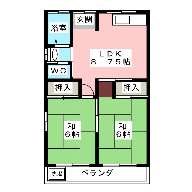 正保松和荘の間取り