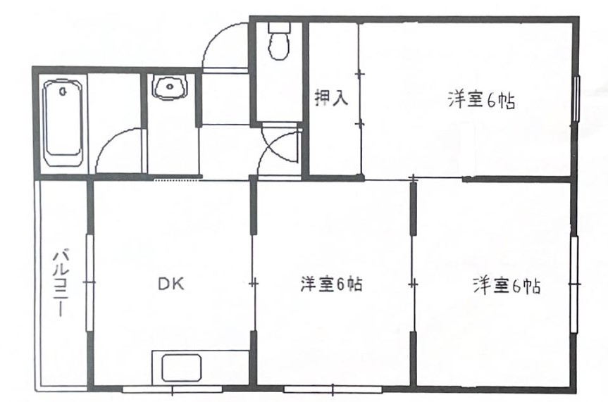 【第2向和マンションの間取り】