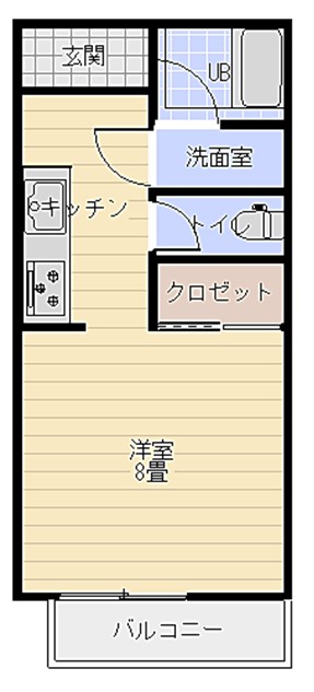 第3カサボニータの間取り
