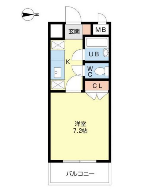 別府市亀川浜田町のマンションの間取り