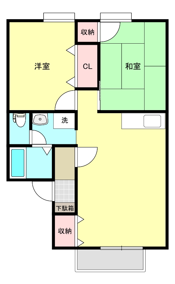 パリス参番館の間取り