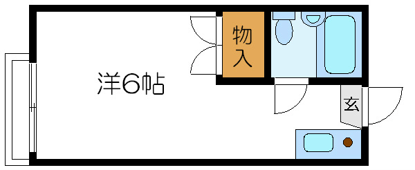 千葉県浦安市富士見５（アパート）の賃貸物件の間取り