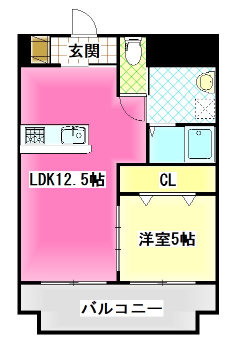 ラ・ヴィータローザの間取り