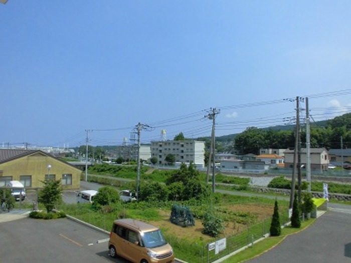 【南足柄市広町のアパートの眺望】