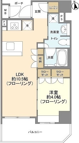 ラ・グラースダイヤモンドマンション桜上水の間取り