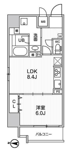 墨田区菊川のマンションの間取り