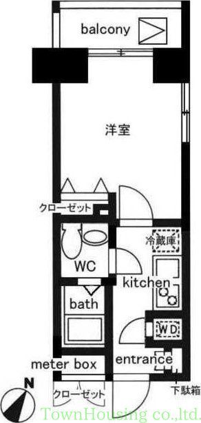 レジディア日本橋人形町IIの間取り