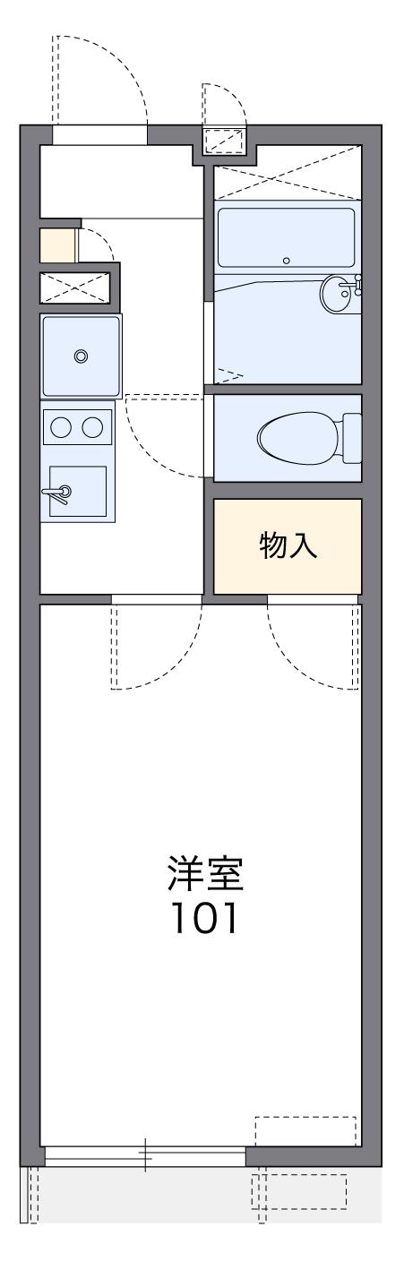 レオパレスエスエスの間取り