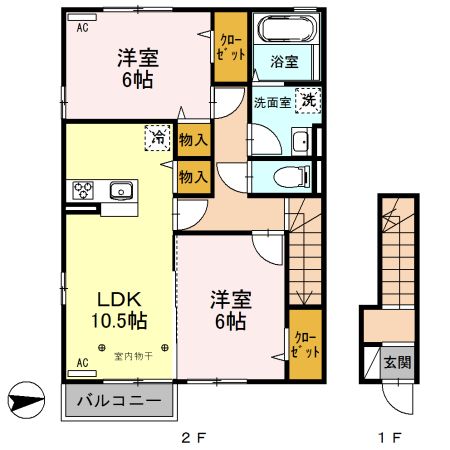 プラム ベルの間取り