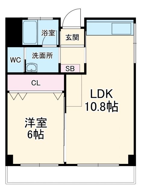 南荘マンションの間取り