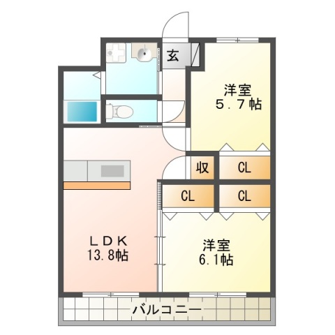 IBB6の間取り