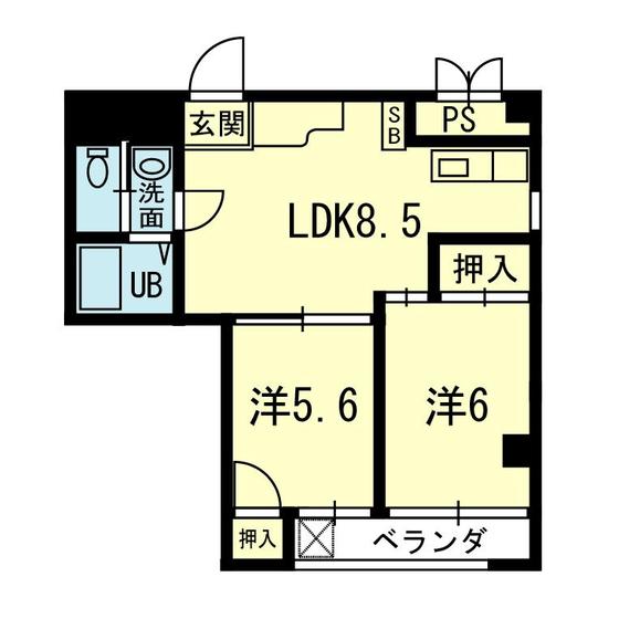 藤一第２ビルの間取り