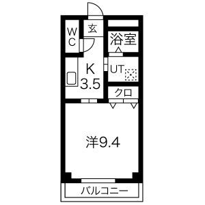 アーバンコート志貴崎の間取り