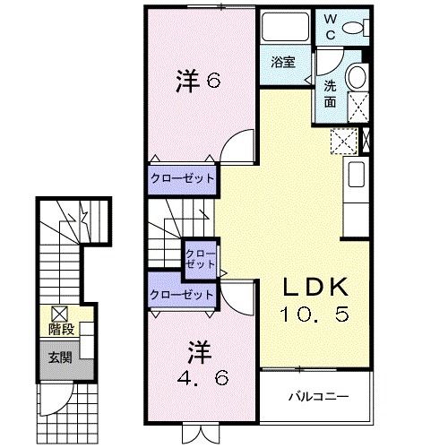 【日向ハイツの間取り】