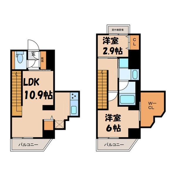 【Comfort山王の間取り】