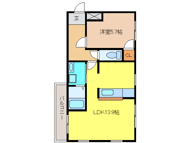 ファシネーションIIIの間取り