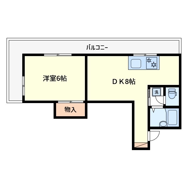 神谷コーポの間取り