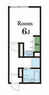 メゾンフェニックスBの間取り