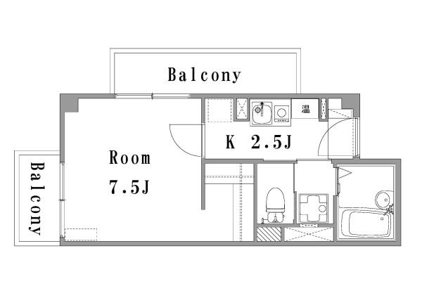 エスポワール加西の間取り