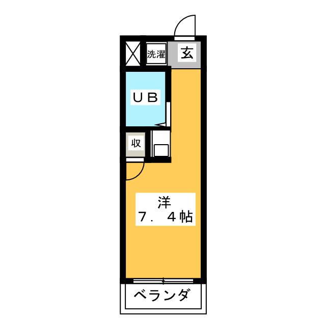 福田マンションの間取り