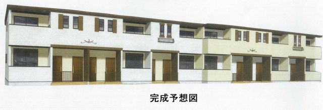 【泉佐野市南泉ケ丘のアパートの建物外観】