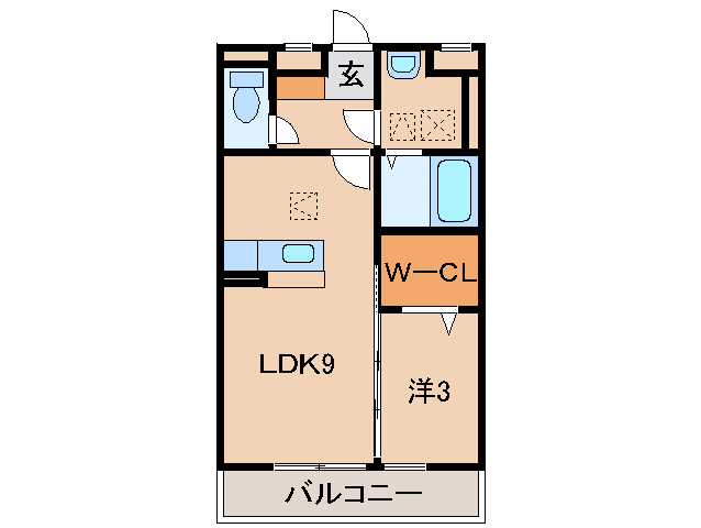 ソワサントゥ ヴァレの間取り