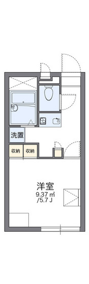 レオパレスフォンターナの間取り