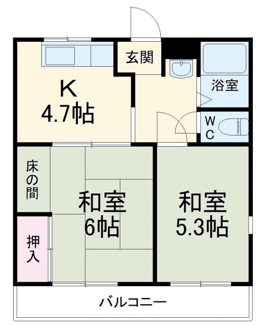 クラストAの間取り