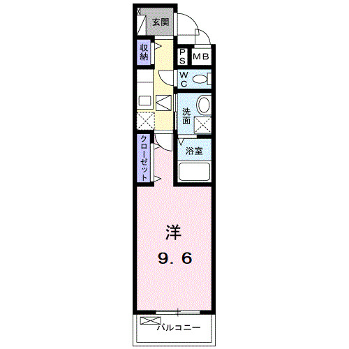 北葛城郡王寺町畠田のアパートの間取り