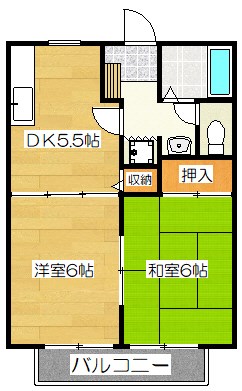 コンフォーレ梅山の間取り