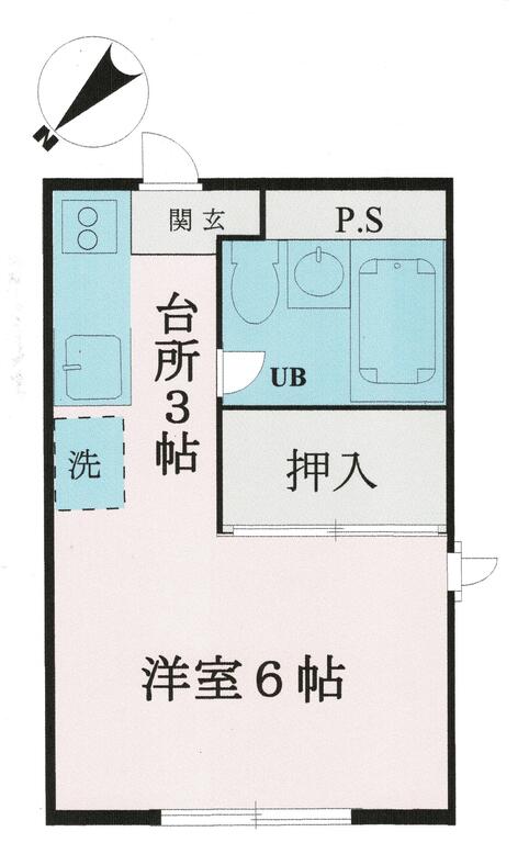 アスカハイツの間取り