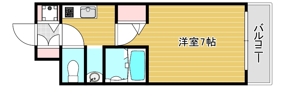 エスリードレジデンス大阪難波の間取り