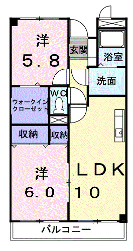 ソレイユ神田の間取り