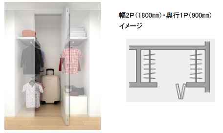 【サンアリエッタＢの収納】