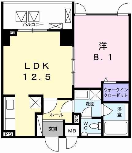 テラス　イースト　フォーの間取り