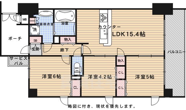 プレサンス京都西院の間取り