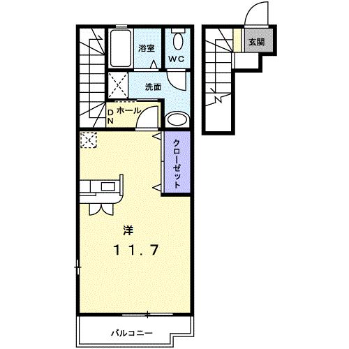 アイリス　Ｃの間取り