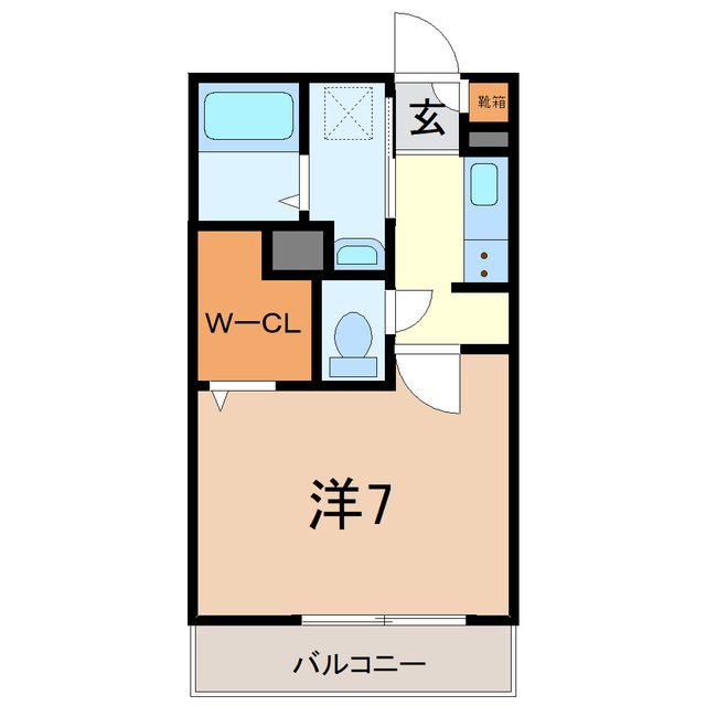 アール柚木の間取り