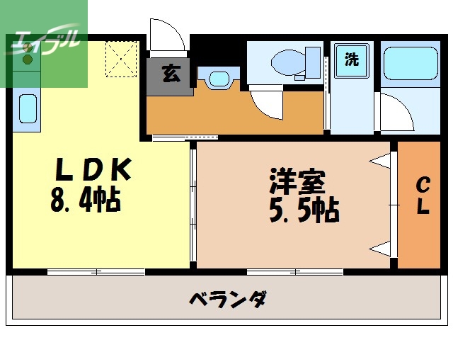 パサージュ錦の間取り