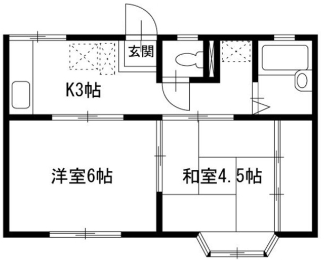 ハイツ・ベルダの間取り