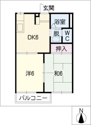 フレグランス宇治の間取り