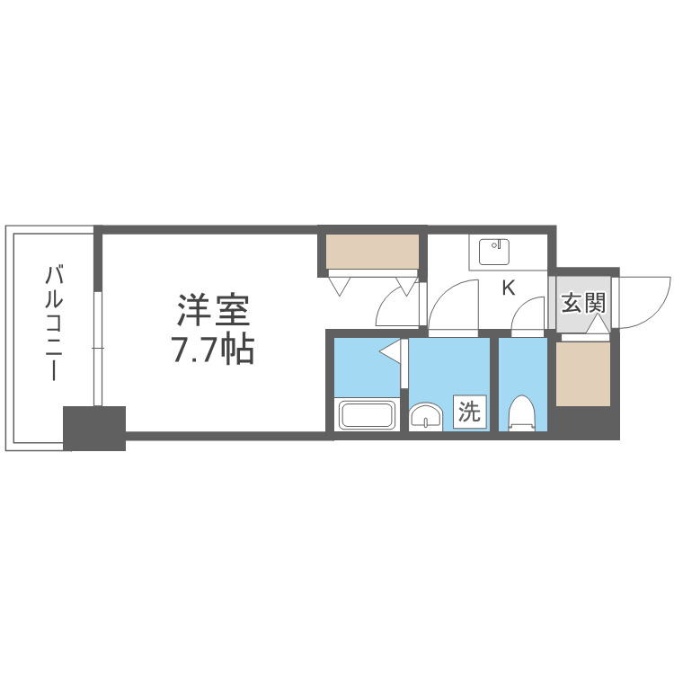 ベイサイドパークOSAKAサウスレジデンシスの間取り