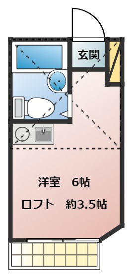 コスモス東大和の間取り