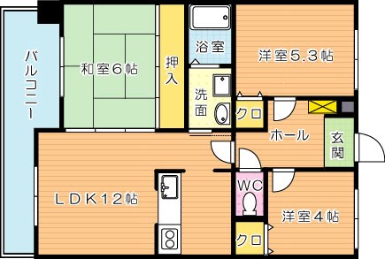 メゾン京良城の間取り